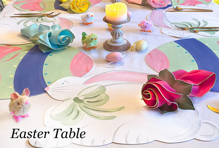 Carole SHiber Easter Table